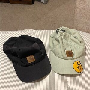 Carhartt Black and light like green Caps